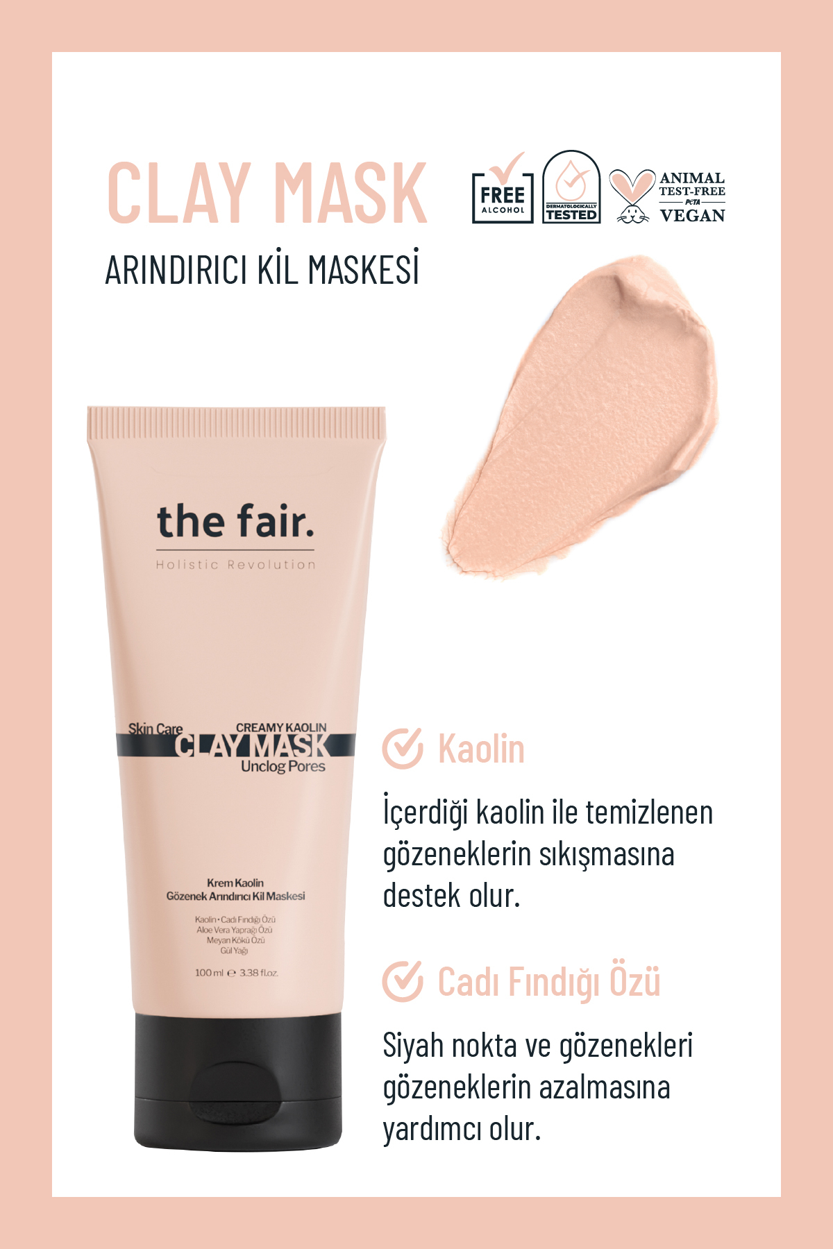 Rejuvenating PDRN (Somon DNA) Serum 30 ml Cilt Serumu ve Kaolin 100 ml Kil Maskesi — PDRNKAOLIN100MLSET — تصویر 7 از 8