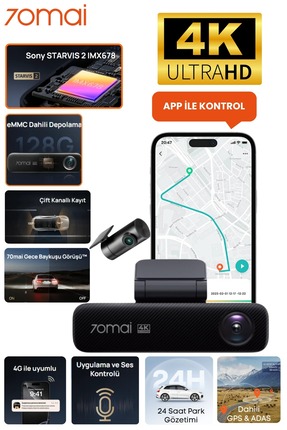 70MAİ M800 Ön Kamera + RC14 Arka Kamera