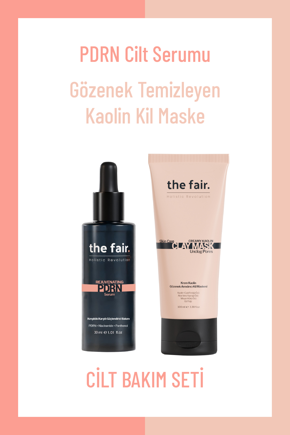 the fair. Rejuvenating PDRN (Somon DNA) Serum 30 ml Cilt Serumu ve Kaolin 100 ml Kil Maskesi — PDRNKAOLIN100MLSET