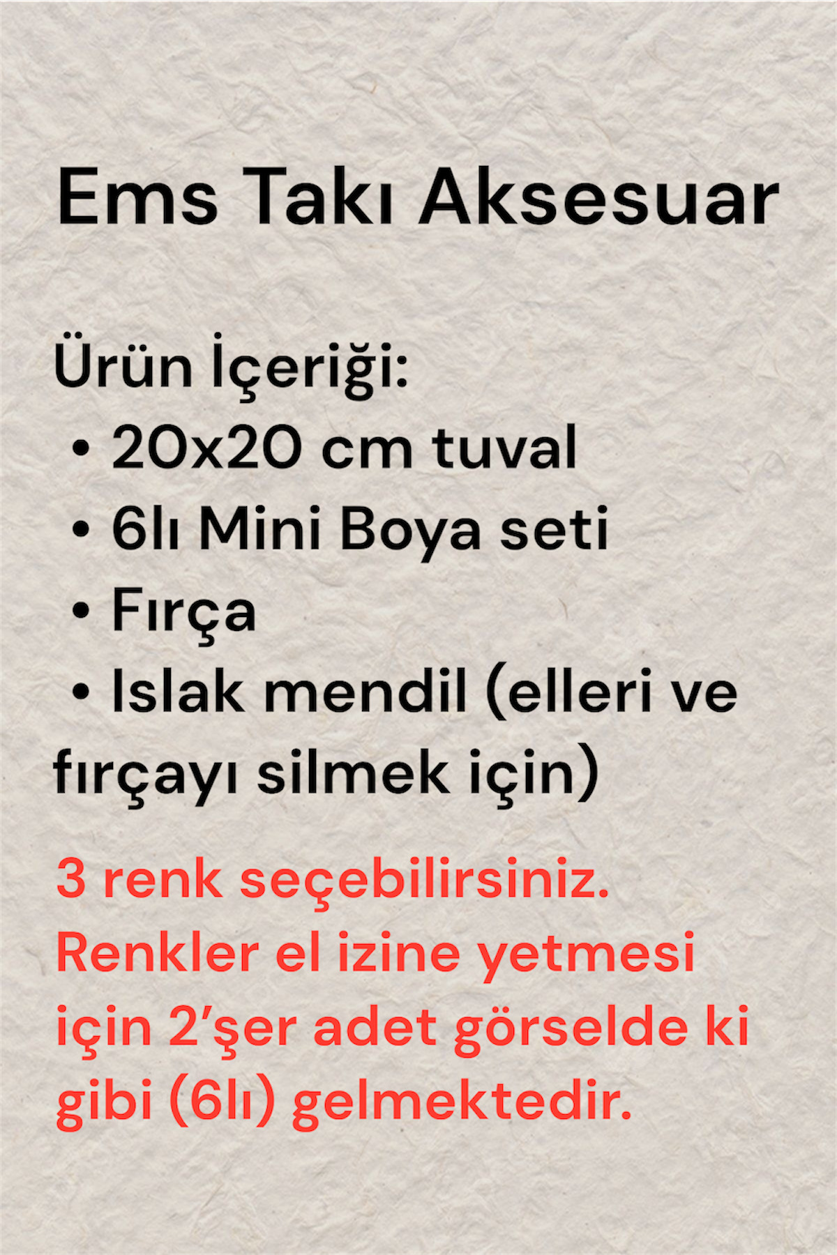 Ems Takı Aksesuar 20x20 El İzi Tuval Boyama Seti – Anı & Hatıra Çalışması sevgililer günü özel bebek el ayak izi fotoğrafı 2 (önizleme)