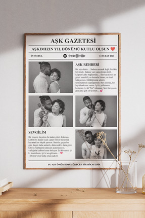 Sürpriz Vakti Kişiye Özel Anı Gazetesi | Favori Şarkınız, Sözler ve Fotoğraf ...