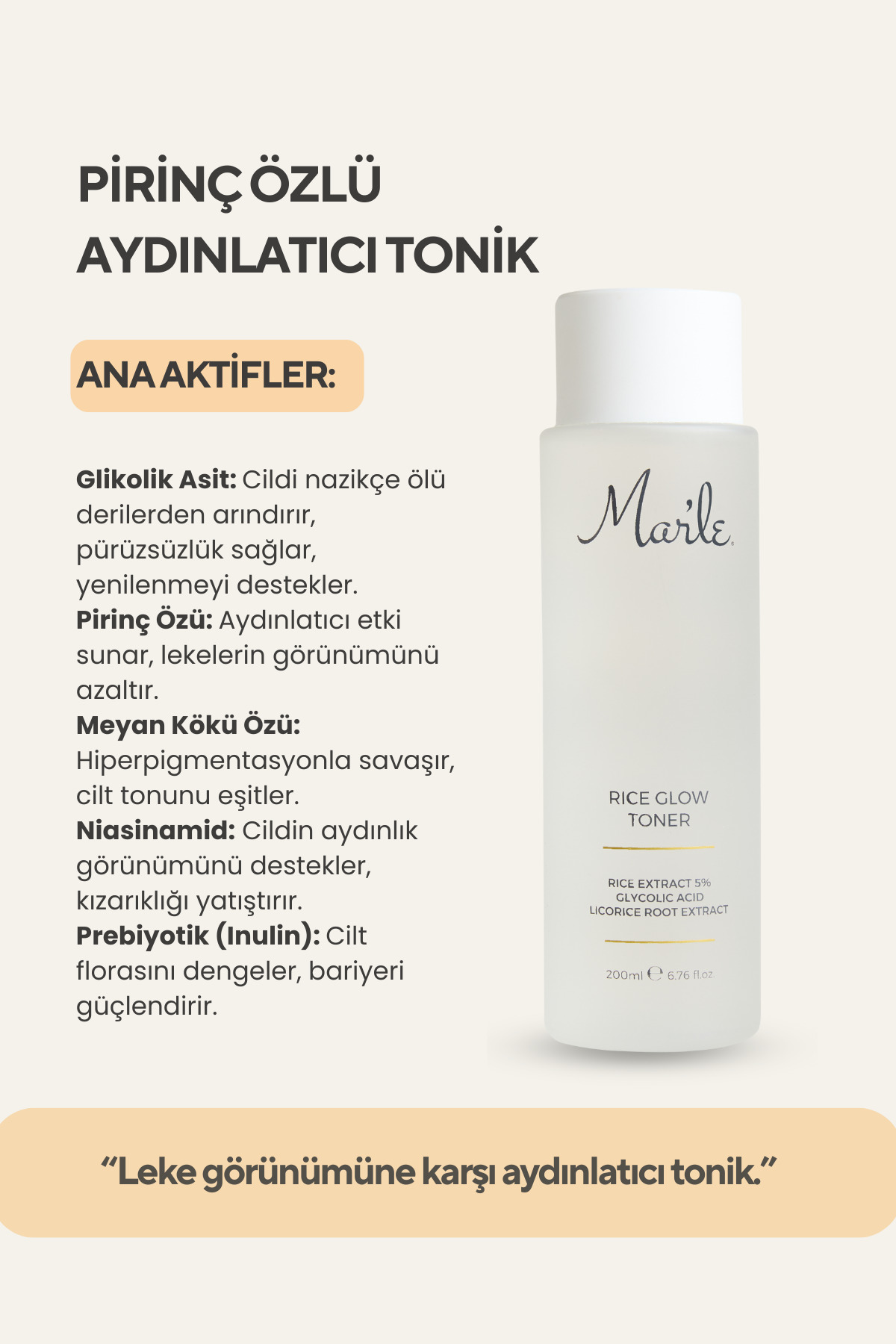 Pirinç Özlü Aydınlatıcı Tonik — 8683574400388 — تصویر 2 از 6