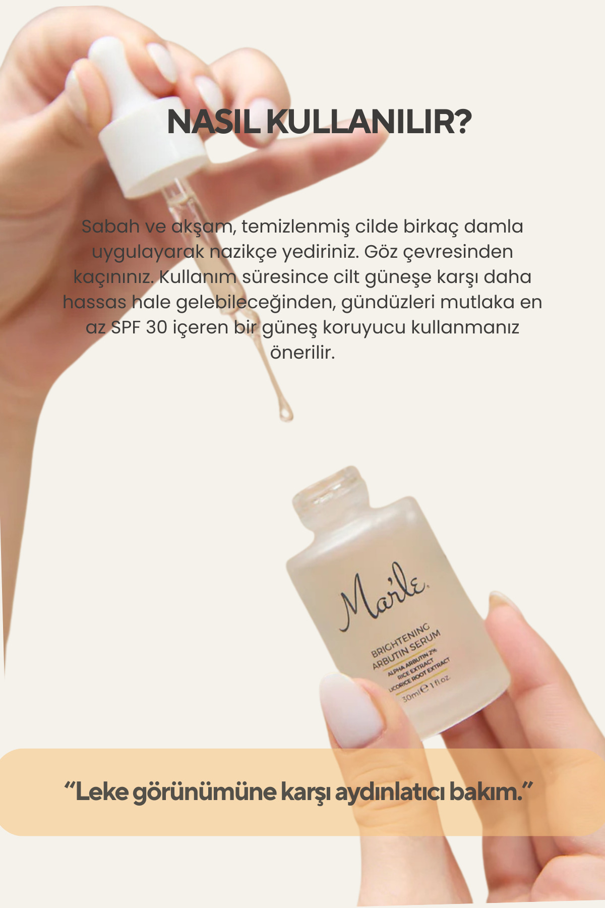 Leke Karşıtı Arbutin Serum — 8683574400418 — تصویر 4 از 5