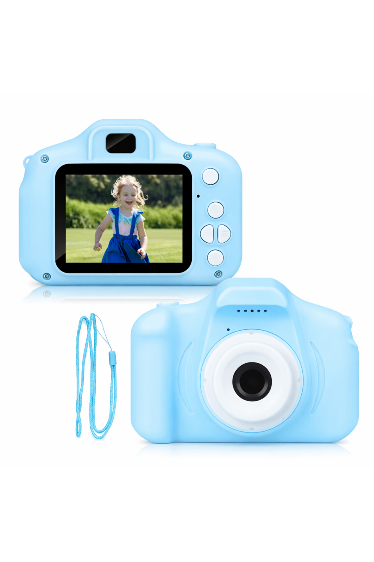 BLUE İNTER Mini 1080p Hd Kamera Çocuklar Için Dijital Fotoğraf Makinesi-son Versiyon