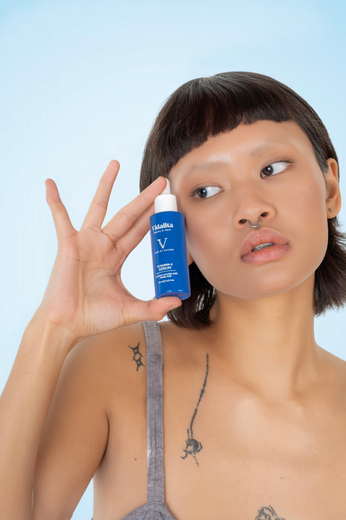 C Vitamini & Ferulik Asit Serum 30 ml - Leke Karşıtı, Canlandırıcı Ve Aydınlatıcı Cilt Bakım Serumu — VCS-30 — تصویر 5 از 6