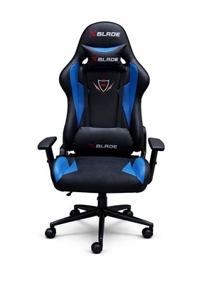 XbladeGamer Golden Class Kumaş-deri Oyuncu Koltuğu (MAVİ-SİYAH)