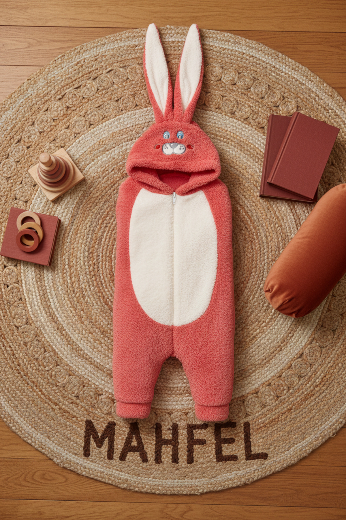 MAHFEL Welsoft Kırmızı Desenli Kışlık Peluş Uyku Tulumu 1–6 Yaş fotoğrafı 6 (önizleme)