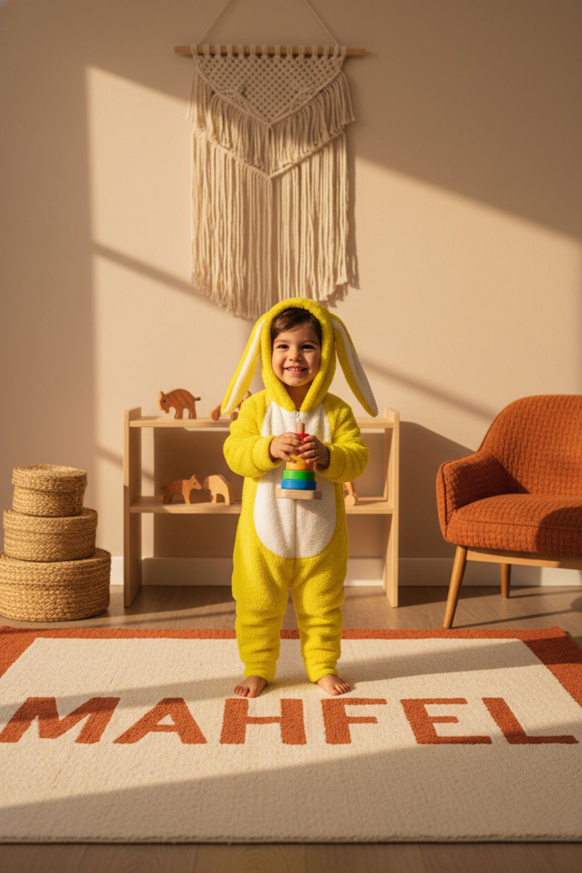 MAHFEL Welsoft Sarı Desenli Kışlık Peluş Uyku Tulumu 1–6 Yaş fotoğrafı 4 (önizleme)