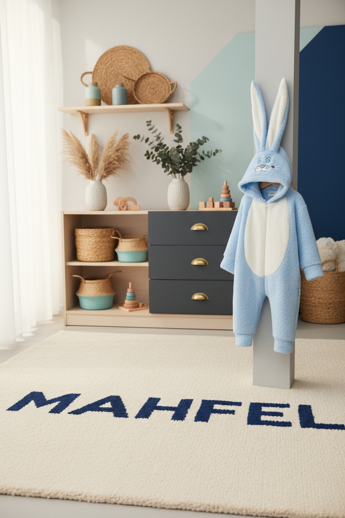 MAHFEL Welsoft Mavi Desenli Kışlık Peluş Uyku Tulumu 1–6 Yaş fotoğrafı 7 (önizleme)