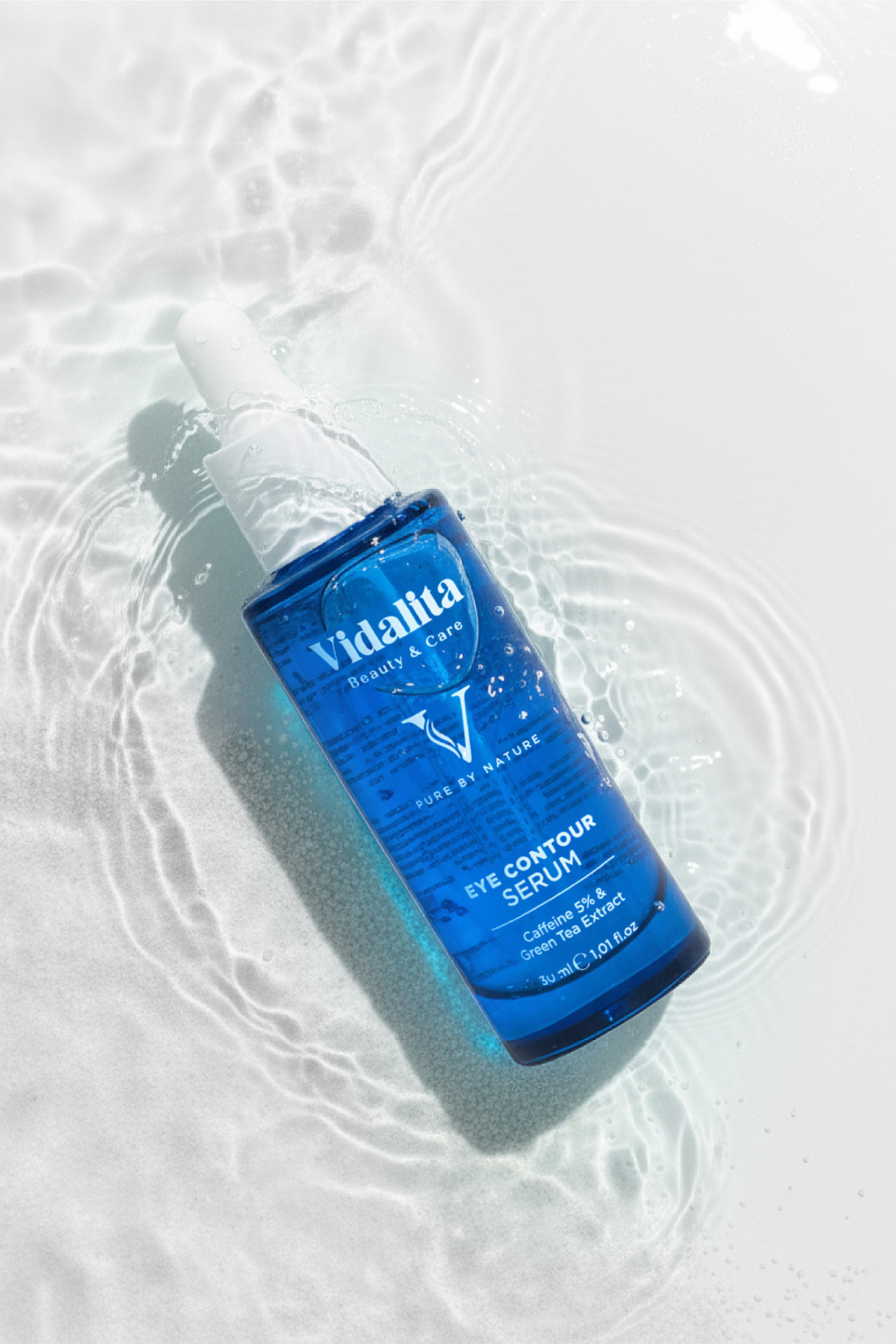 %5 Kafein (Caffeine) & Yeşil Çay Göz Çevresi Serumu 30 ml - Torba ve Göz Altı Morluk Karşıtı Aydınlatıcı Bakım Serumu — ECS-30 — تصویر 6 از 7