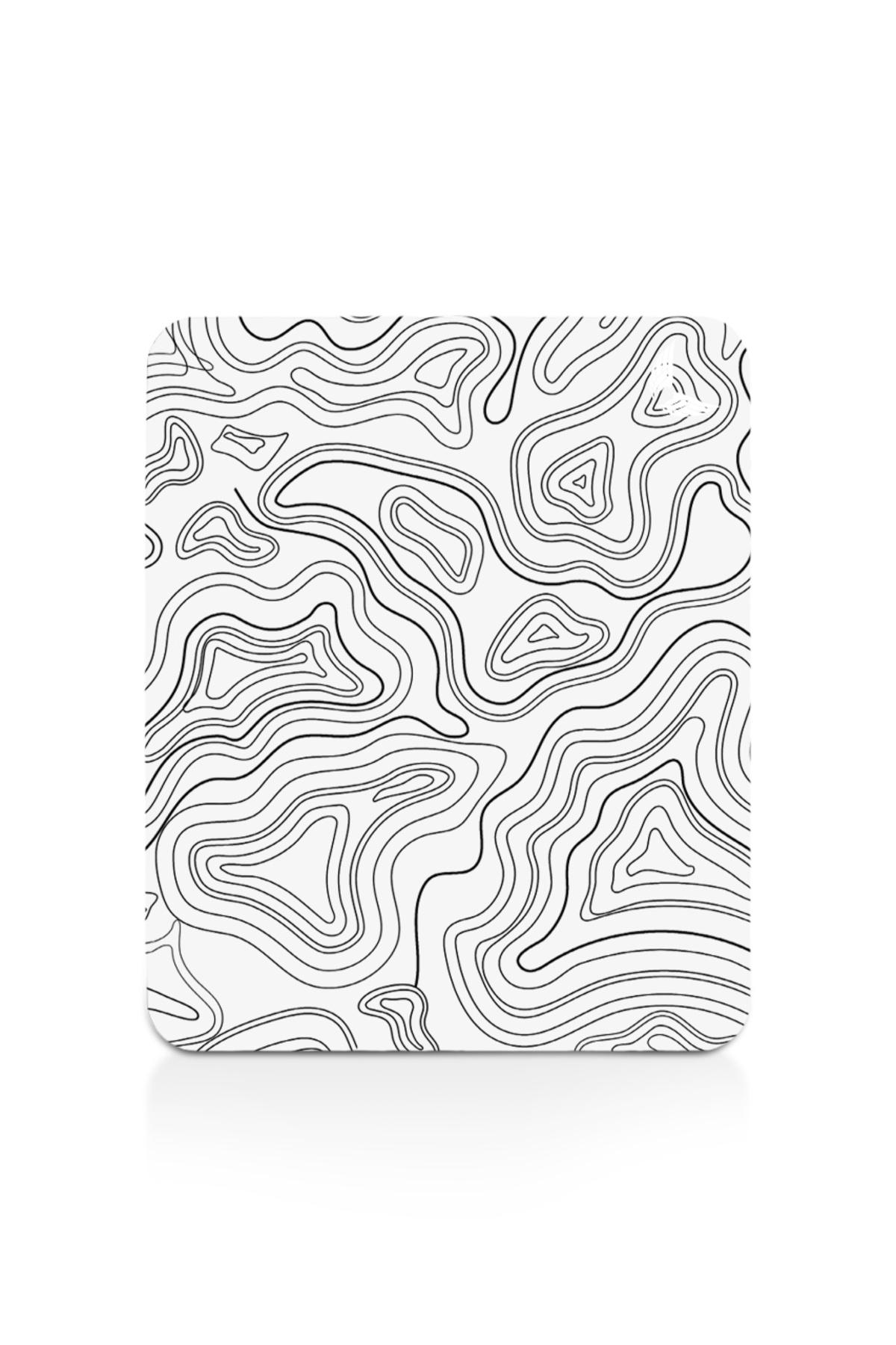 Classic - 22x18 Topography B Small Office Mouse Pad Anti-Slip Base Mouse Pad Mousepad Small