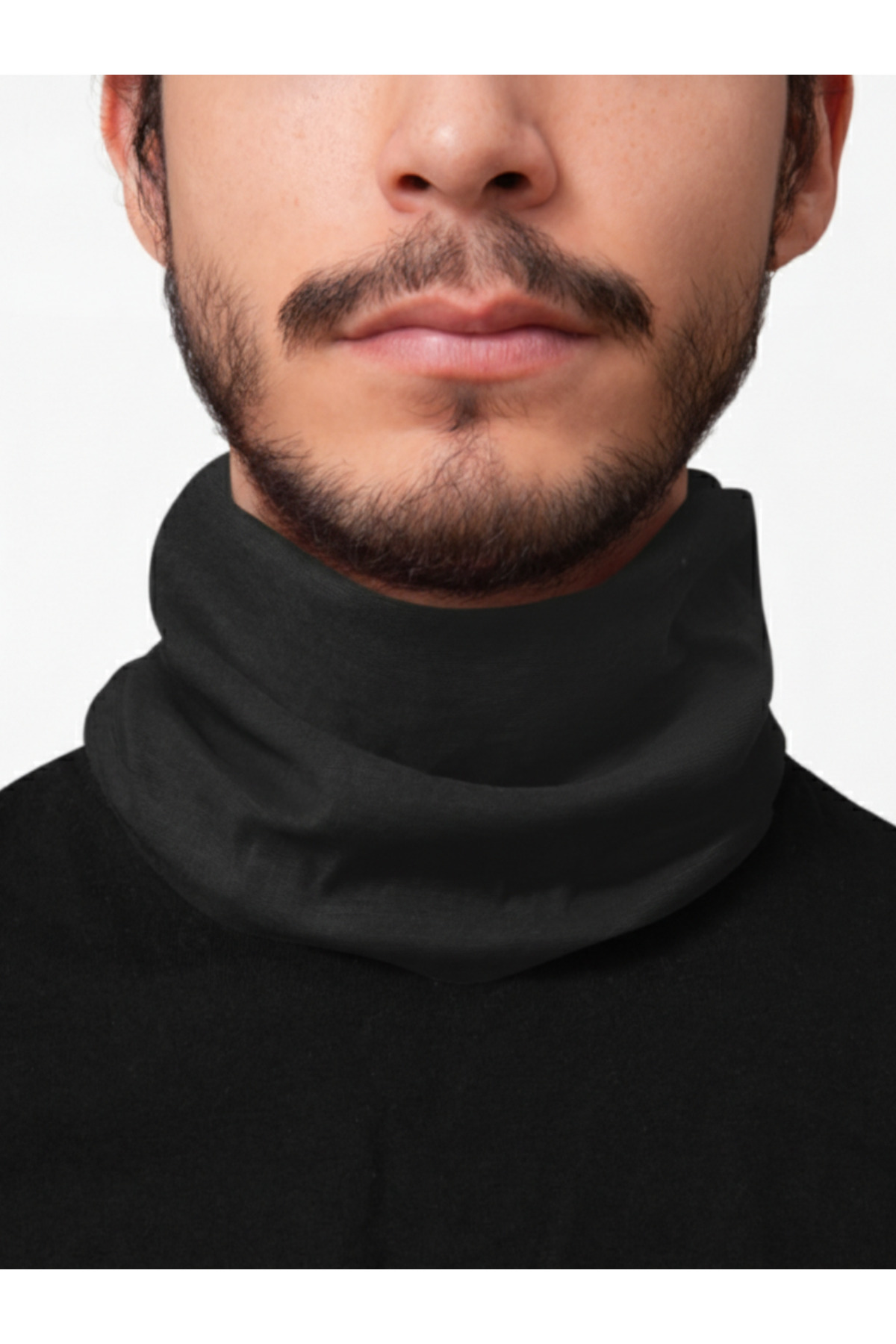 luma Siyah Desensiz Unisex Basic Buff Boyunluk, Bandana, Baf. Maske, Saç Bandı, Motosiklet & Outdoor görsel 2