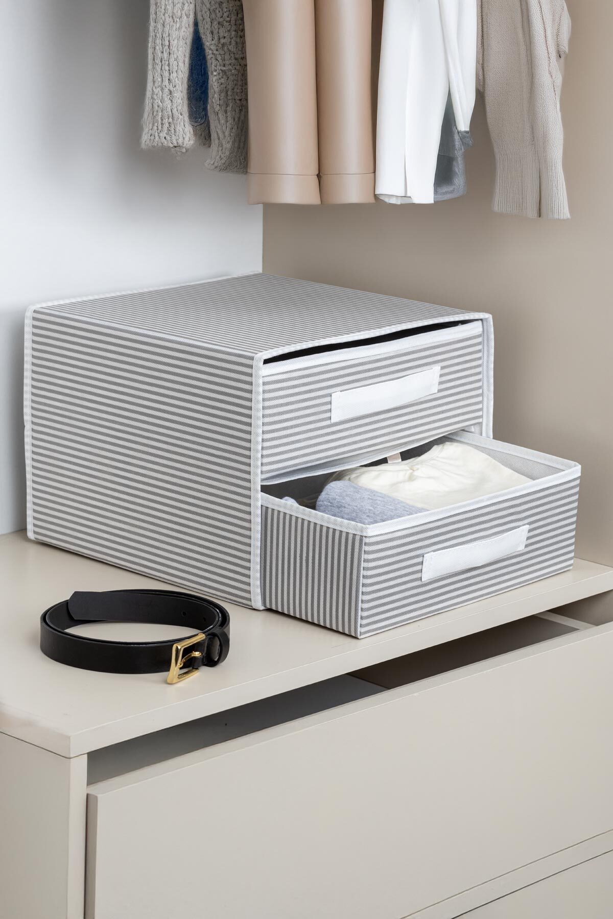 ALAS İki Bölmeli Çekmeceli Organizer-çok Amaçlı Çekmece-çorap&iç Çamaşır, Bebek Eşyaları Vb. Organizeri fotoğrafı 5 (önizleme)