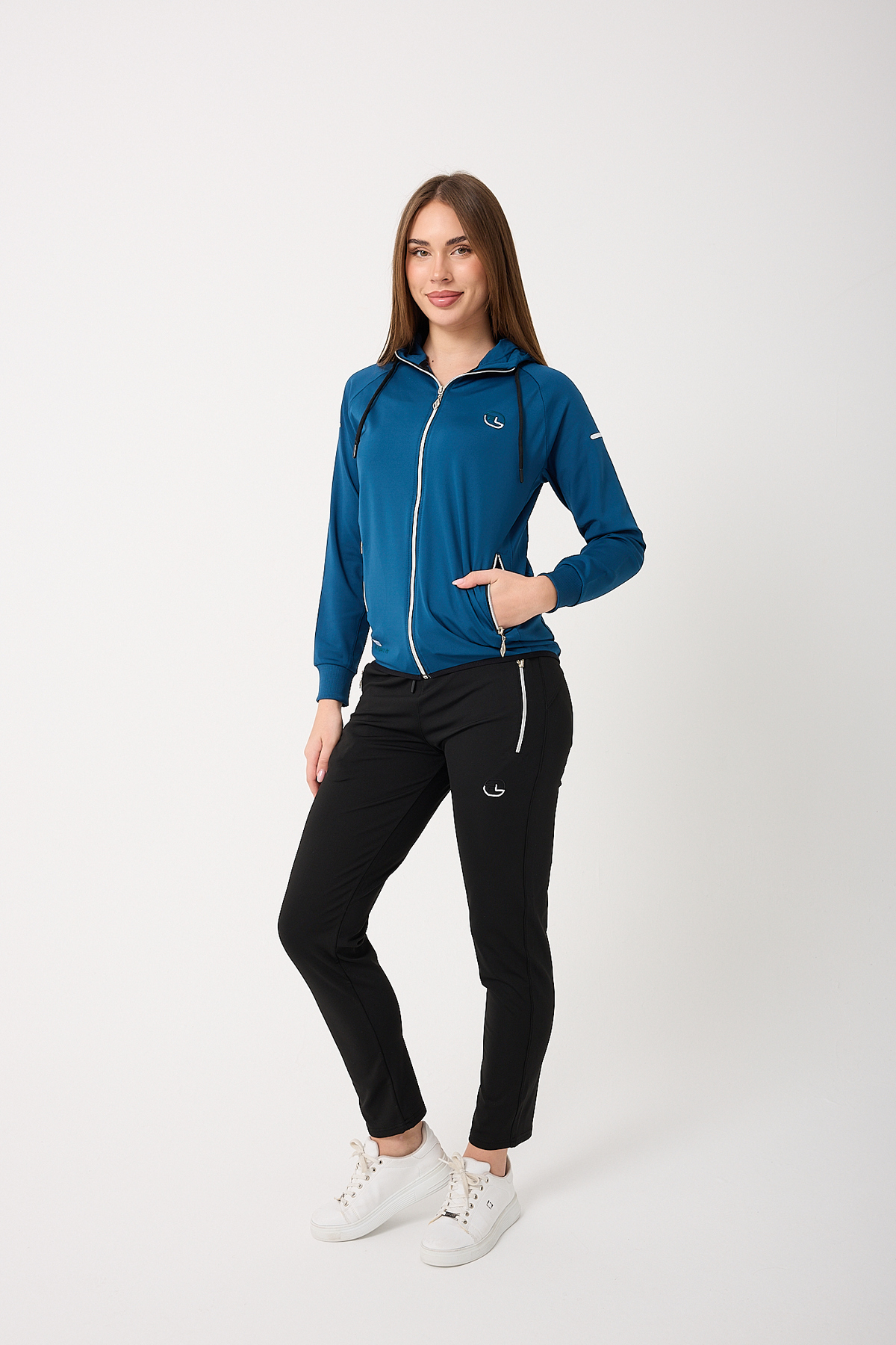 Yeni Sezon Şık Perfect Fit Eşofman Takımı — آبی B5722 — تصویر 4 از 7