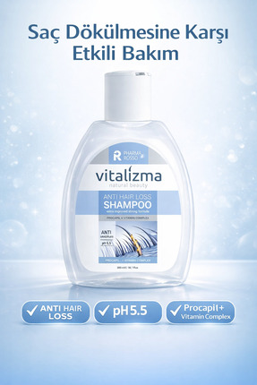 Vitalizma Anti Hair Loss&Vitamin Komplex Shampoo 8681677020236