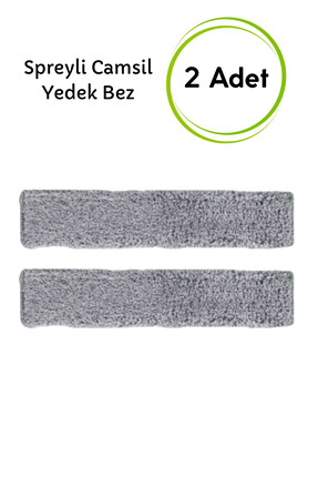 Grothe Spreyli Camsil Yedek Bez - 2 Adet - Spreyli Çekpas Su Hazneli Silikonl...