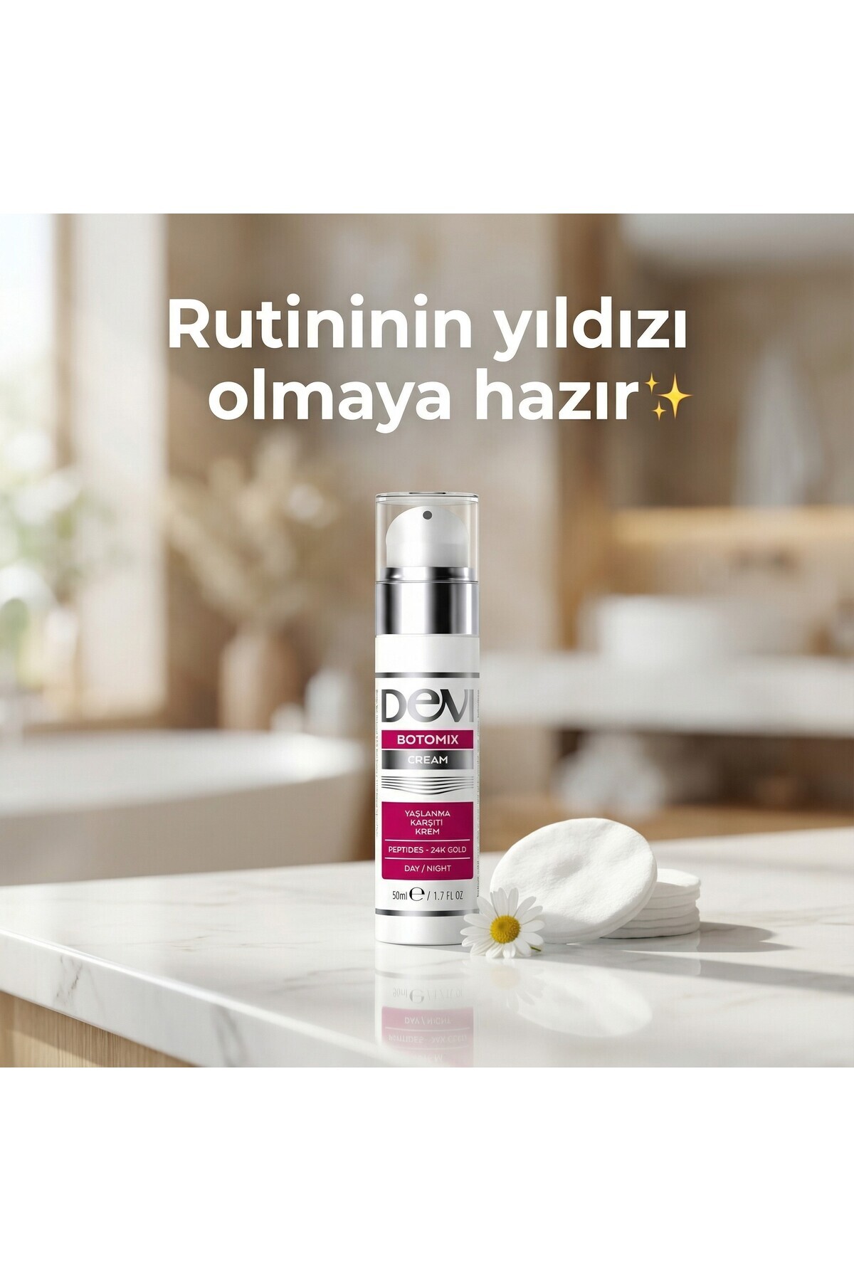 Devi Botomix Cream 50ml Botoks Etkili Nemlendirici, Yaşlanma