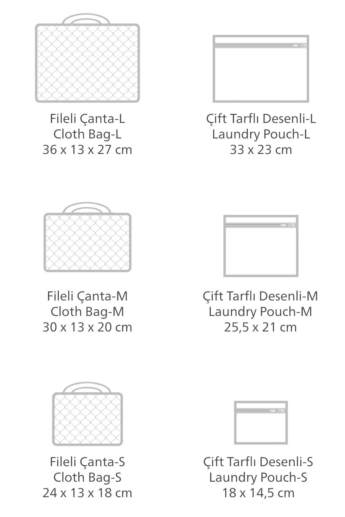 ALAS Bebek 6 Lı Seyahat Seti Hastane Çıkış Organizer Çanta Düzenleyici fotoğrafı 5 (önizleme)