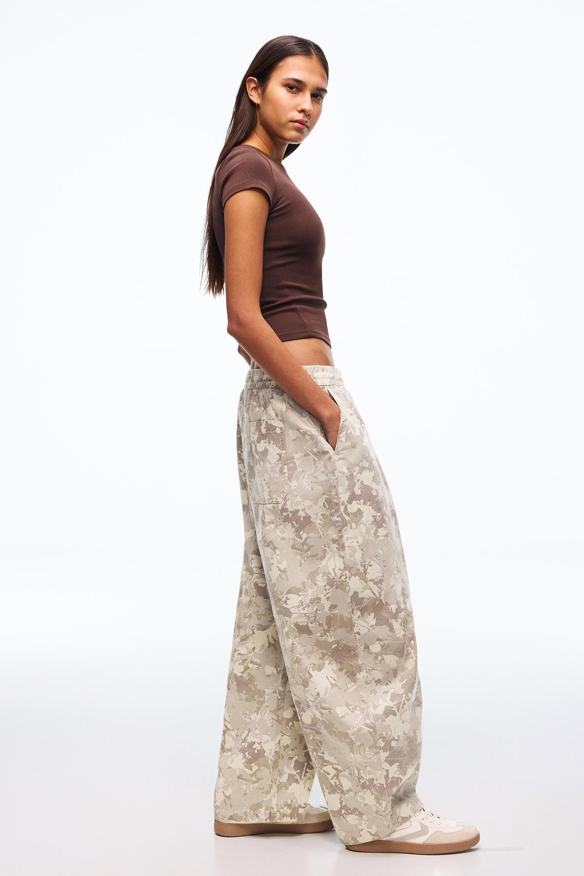 Bershka  Balon baskılı pantolon - Görsel 3