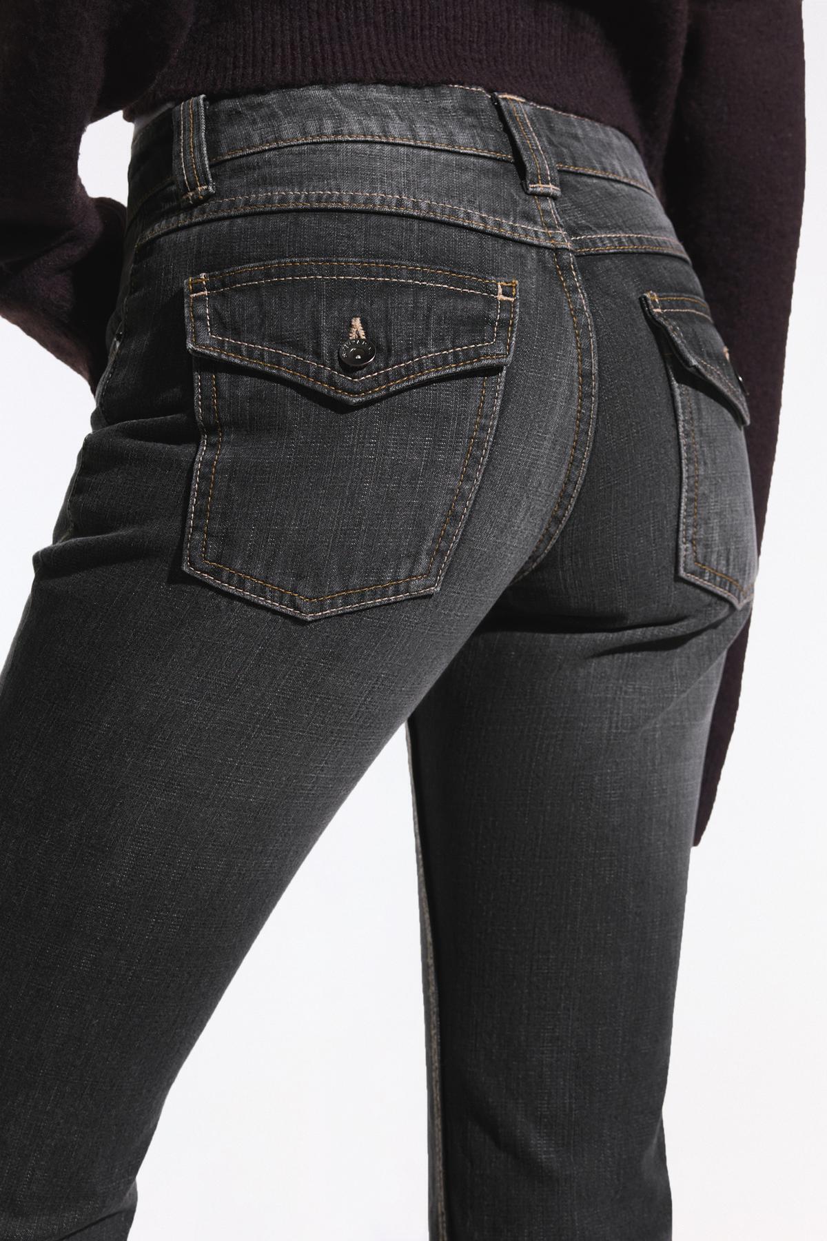 Bershka  Düşük bel baggy fit çan paça jean - Görsel 3