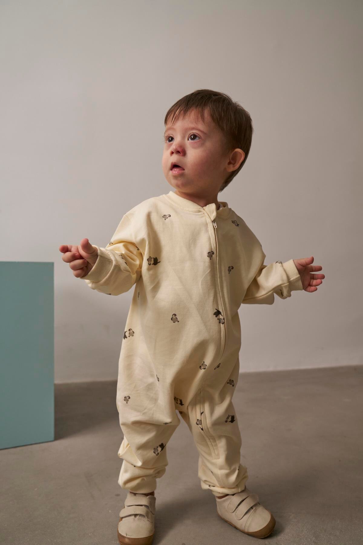 Oh La La Koala For Little Ones Little Penguin Fermuarlı Baby Tulum fotoğrafı 7 (önizleme)