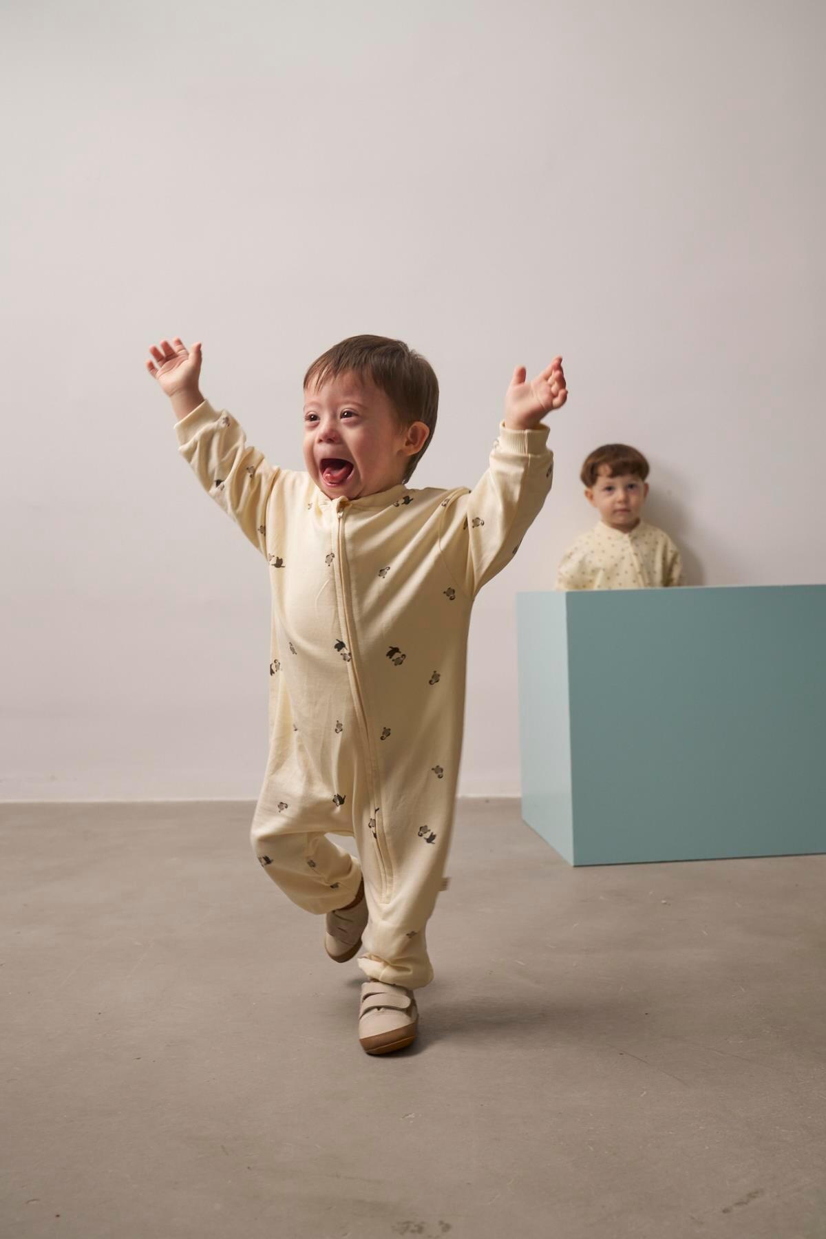 Oh La La Koala For Little Ones Little Penguin Fermuarlı Baby Tulum fotoğrafı 2 (önizleme)