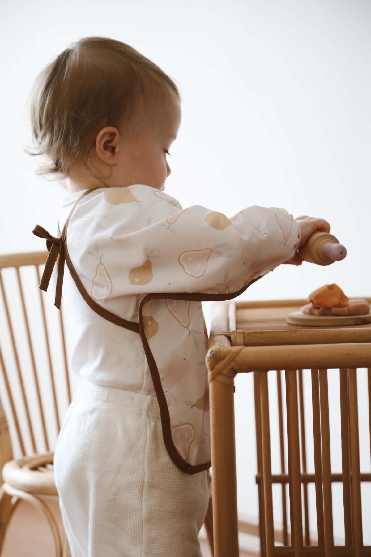 OhlalaKoala Armut Uzun Kollu Sıvı Geçirmez Aktivite Önlük (6-36 AY) fotoğrafı 2 (önizleme)