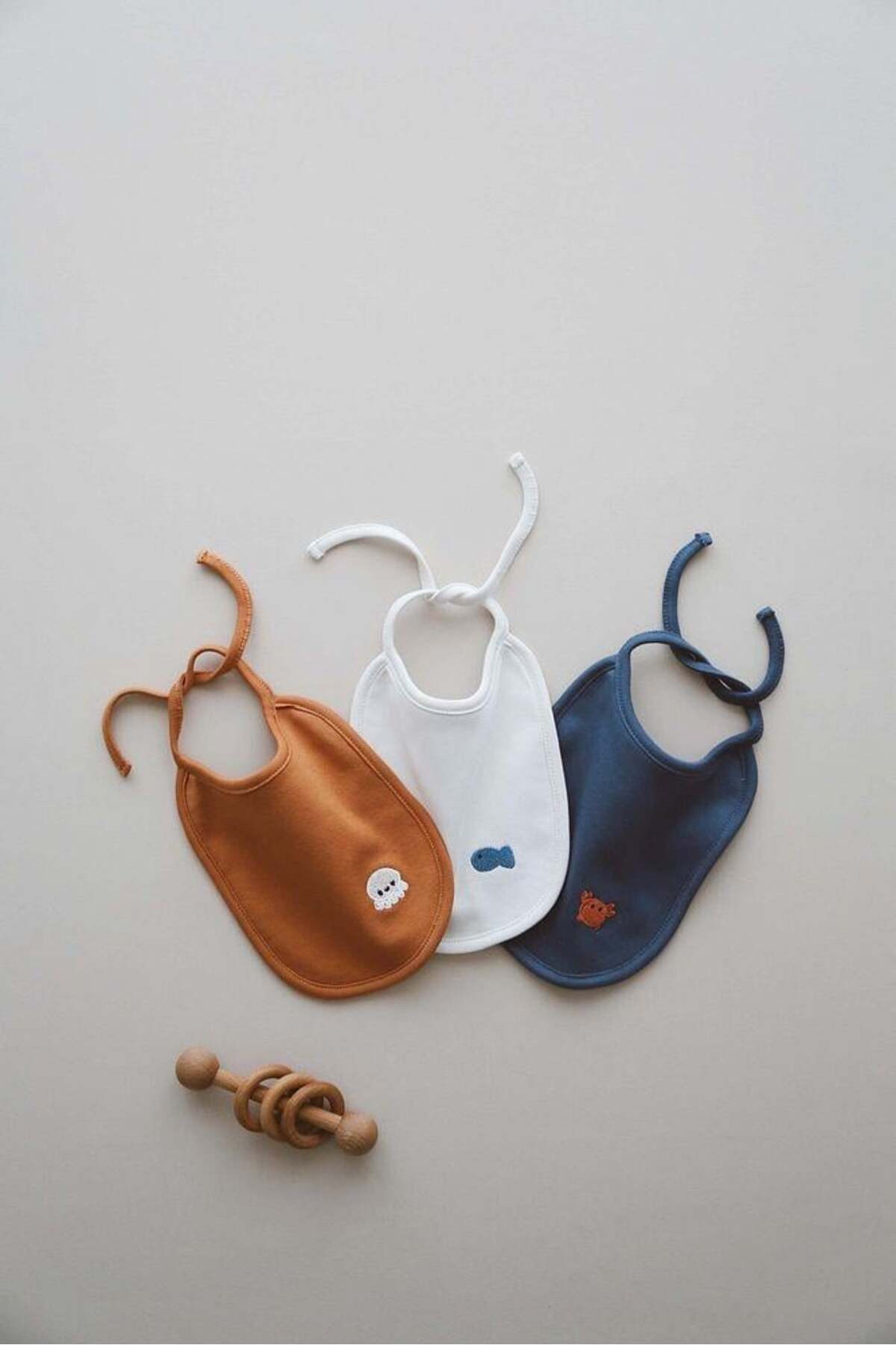 OhlalaKoala 3lü Biyeli Bebek Önlüğü 0-3 Ay Model 4 fotoğrafı 5 (önizleme)