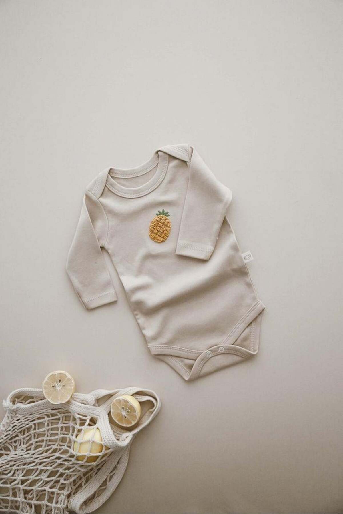 OhlalaKoala 3lü Nakışlı Çıt Çıtlı Uzun Kollu Body-zıbın Model 3 fotoğrafı 7 (önizleme)