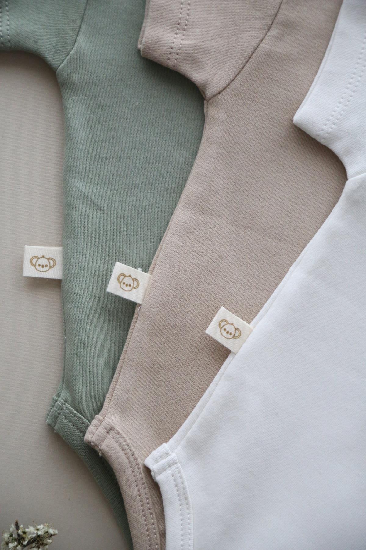 OhlalaKoala 3lü Nakışlı Çıtçıtlı Kısa Kollu Body Zıbın Model 3 fotoğrafı 7 (önizleme)