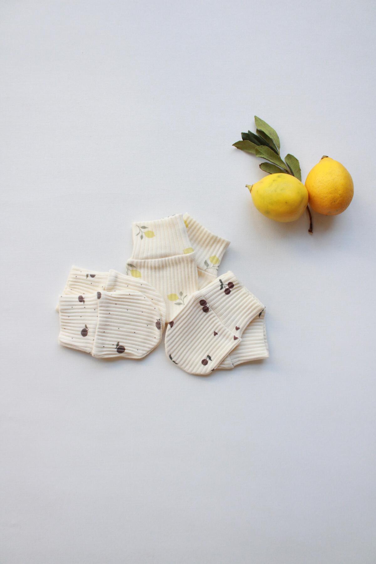 Oh La La Koala For Little Ones Mona Serisi 3lü Krem Rengi Yenidoğan Eldiven Set fotoğrafı 3 (önizleme)