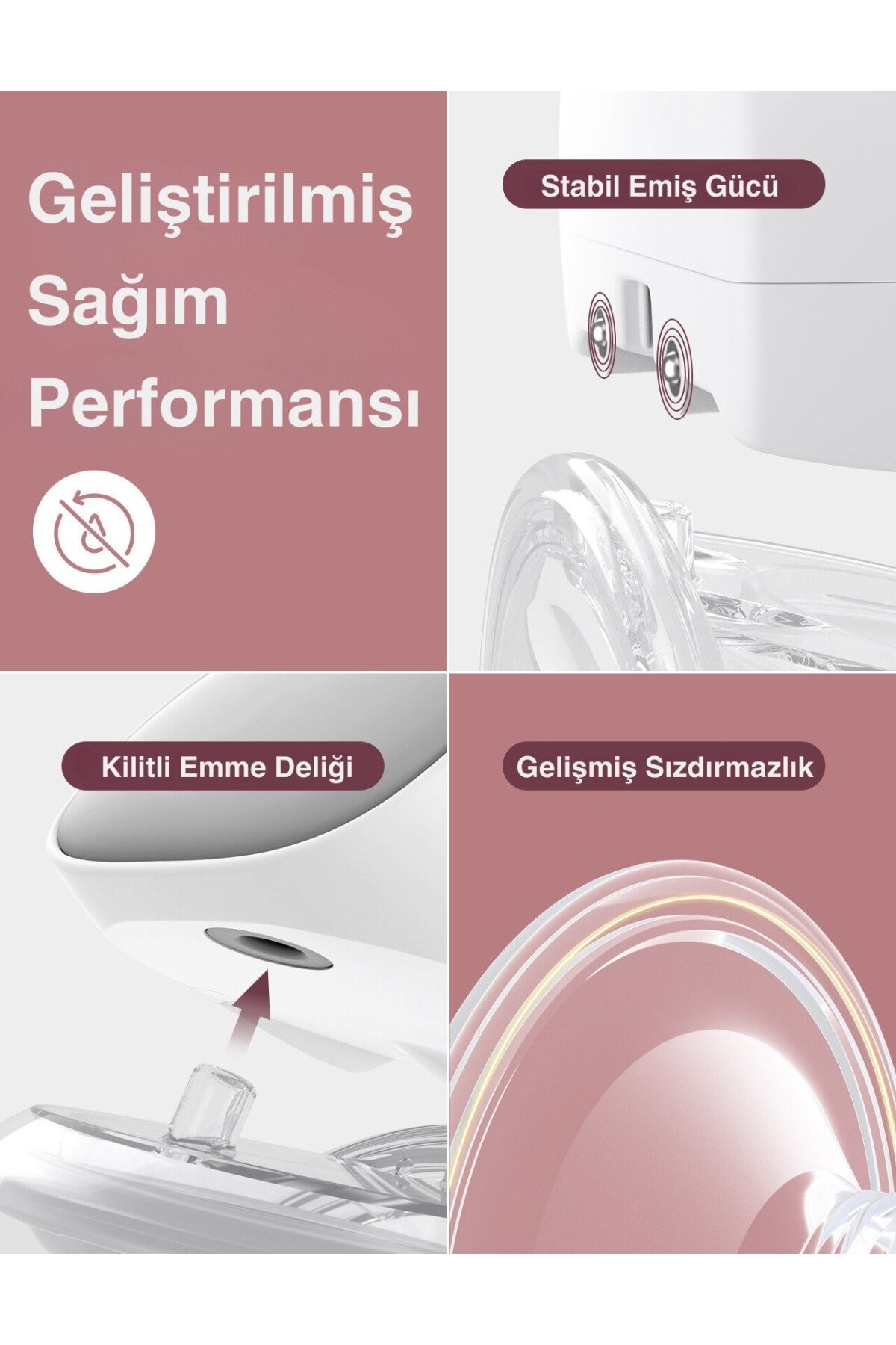 Momcozy S9 Pro Kablosuz Göğüs Pompası ( Çiftli ) fotoğrafı 5 (önizleme)