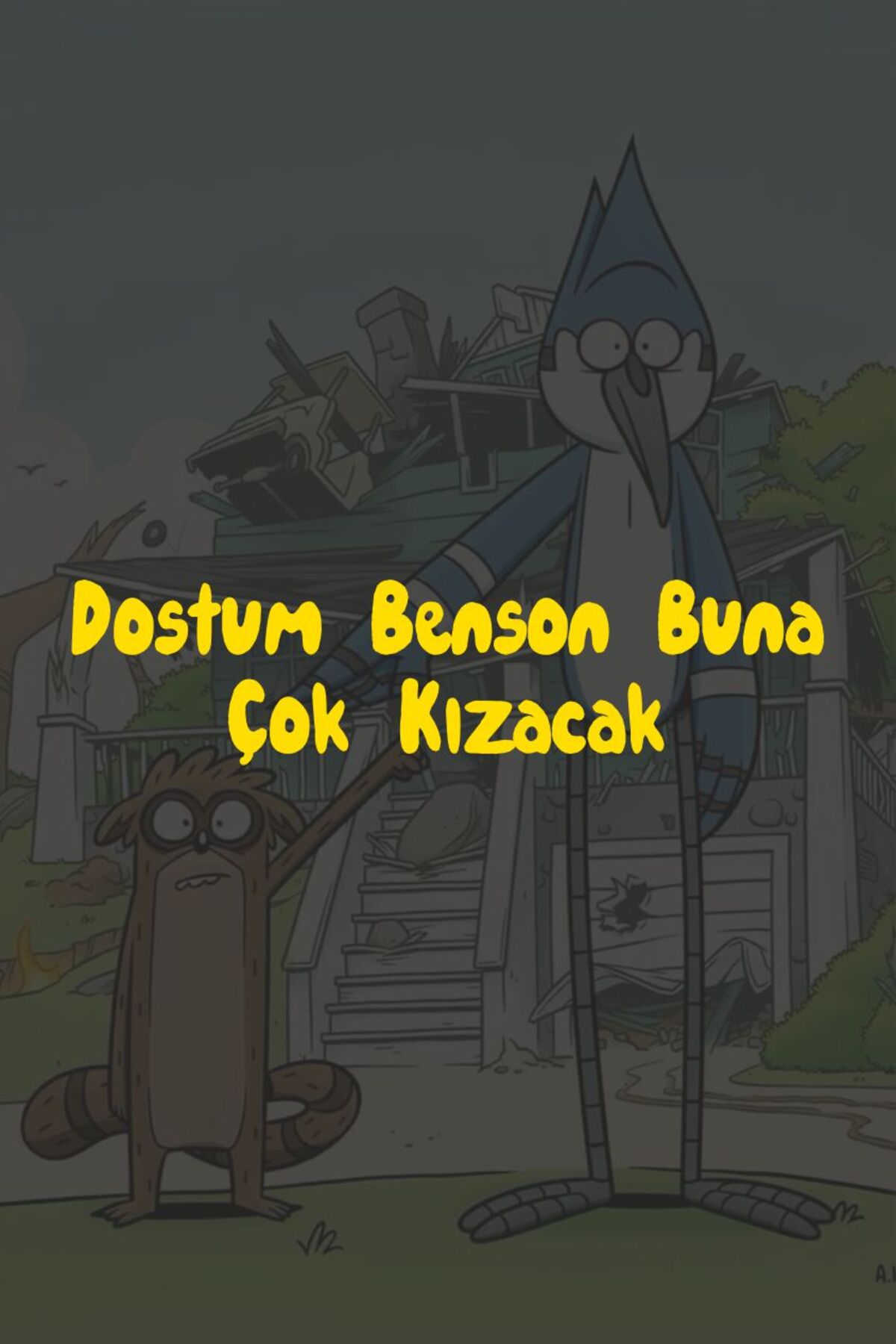 Sürekli Dizi (Benson Buna Çok Kızacak) Sticker Etiket 15x3,7 cm – Araç – Motor – Kask Etiket Sticker