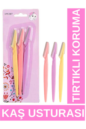 SheMask Kaş Usturası Yüz Tüy Alma Jileti Kaş Şekillendirici Tıraş Bıçağı Hass...