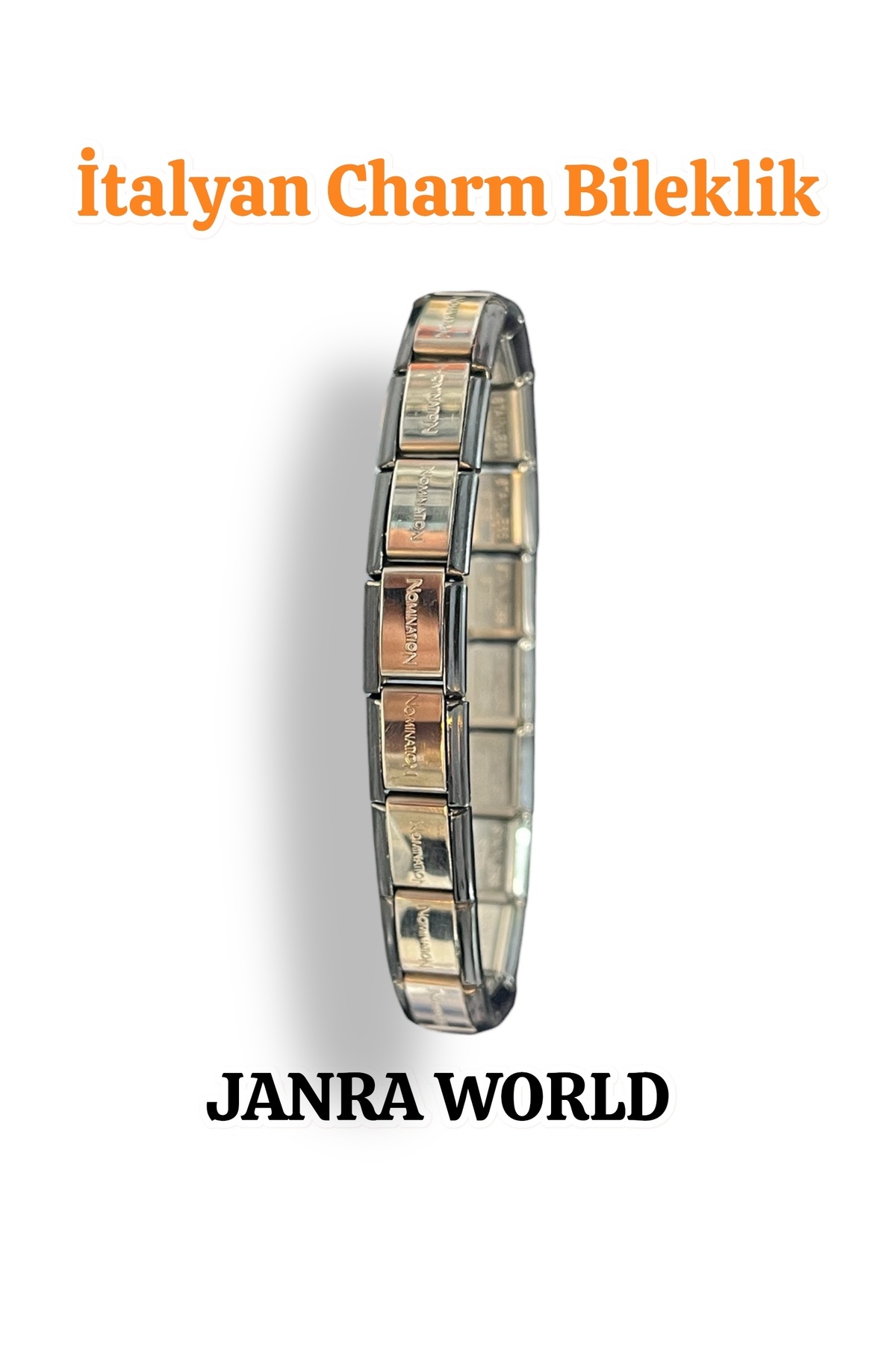 Italian Charm Bracelet – Stainless Steel, Suitable for Every Wrist