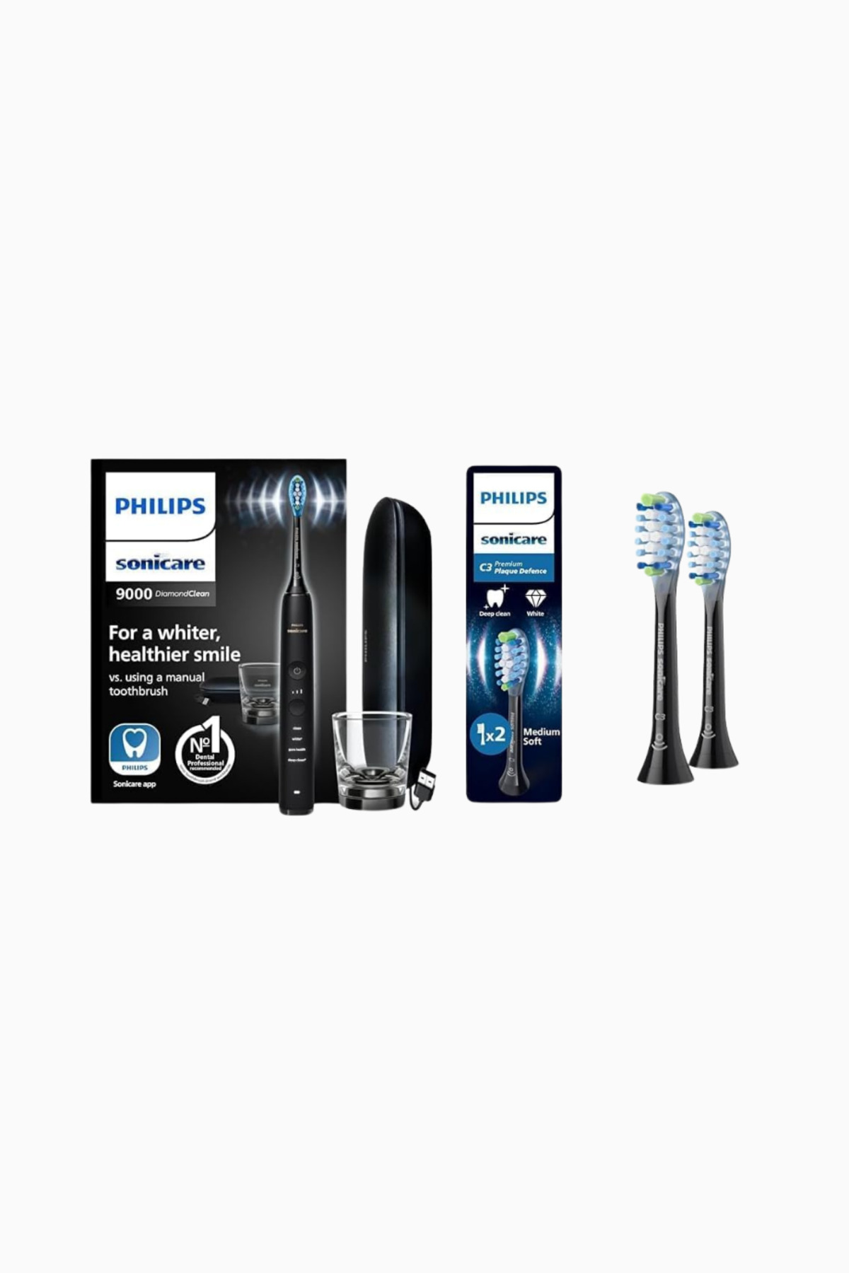 Philips Sonicare DiamondClean 9000 Elektrikli Diş Fırçası + 3