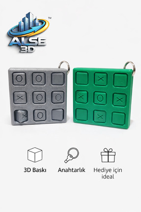 Alse3D XOX anahtarlik
