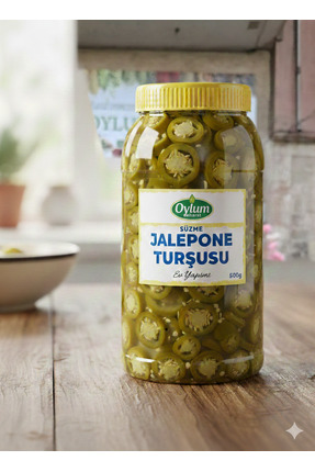 oylum baharat Jalapeno Turşusu Süzme(500g)