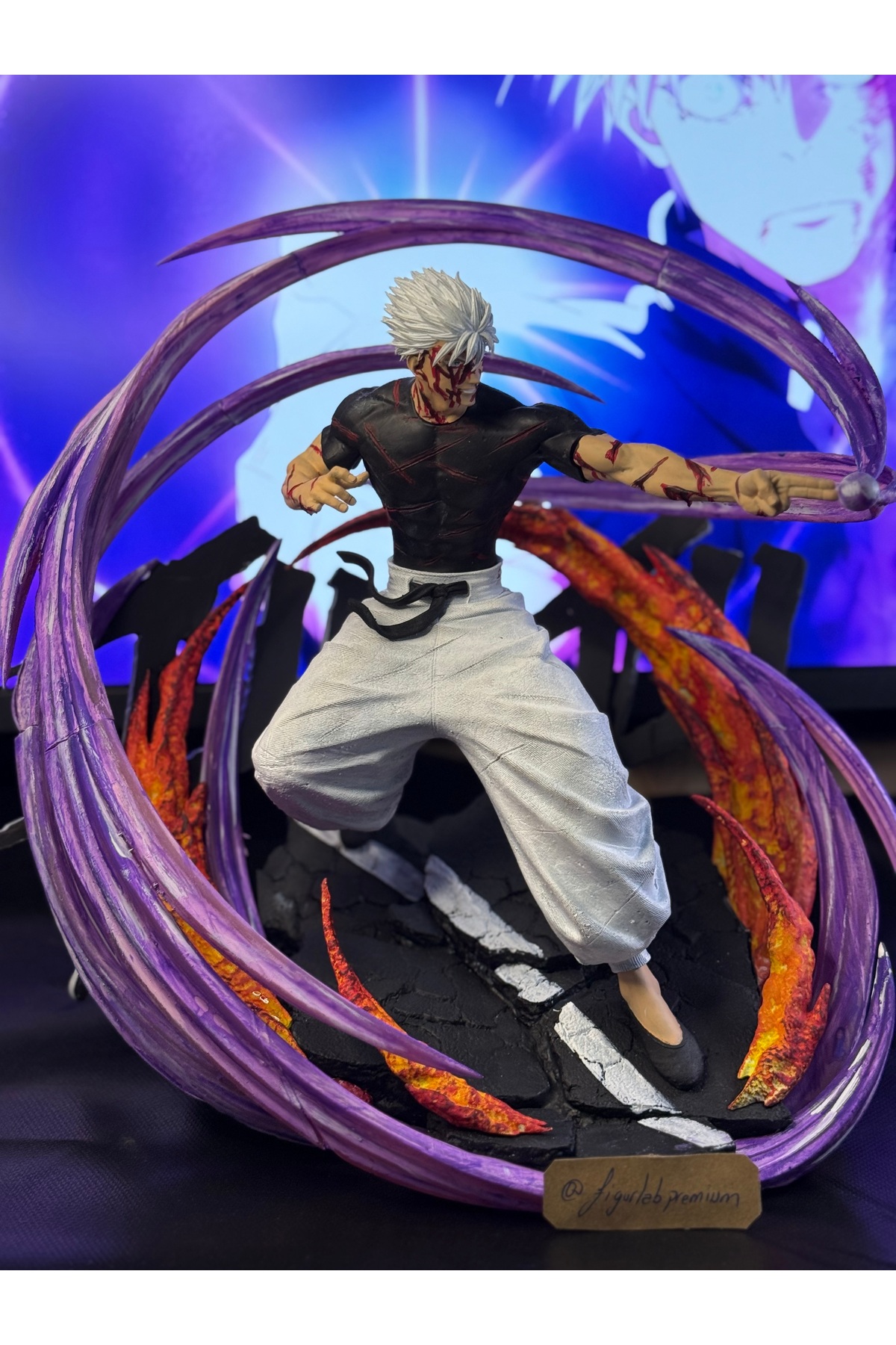 Okas Satoru GOJO - Jujutsu Kaisen Figür - 35 CM - Koleksiyonluk El