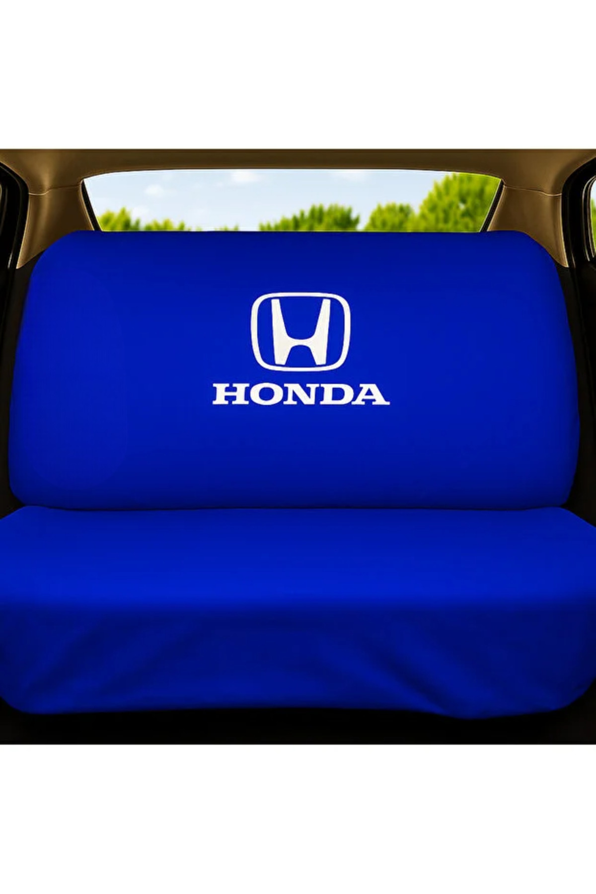 sekutuning Honda Civic Mavi Araç Koltuk Kılıfı Koruyucu Penye Servis Kılıfı fotoğrafı 2 (önizleme)