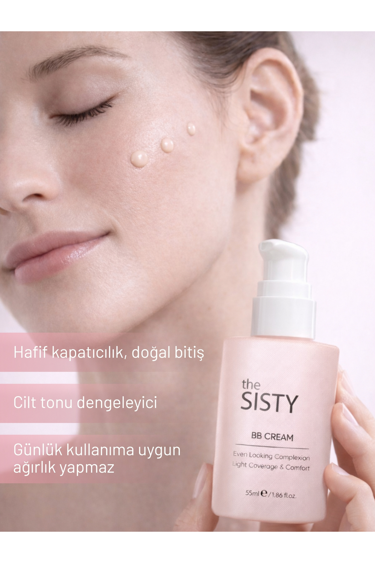کرم BB روشن کننده با اثر فیلتری SPF50+، 55 میلی لیتر — بژ SST-BB-01 — تصویر 5 از 6
