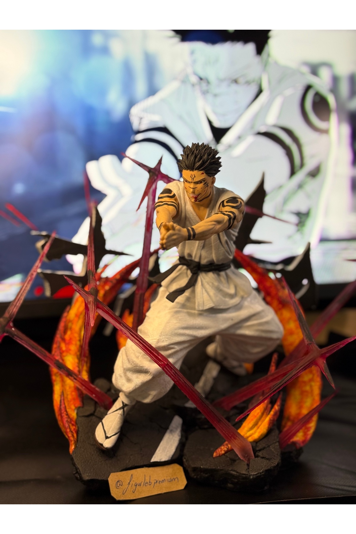 Okas Ryomen SUKUNA - Jujutsu Kaisen Figür - 34 CM - Koleksiyonluk