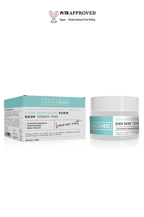 Skin401 Cica Yatıştırıcı Aydınlatıcı Tonik Pad 100 Adet (TONER PAD)