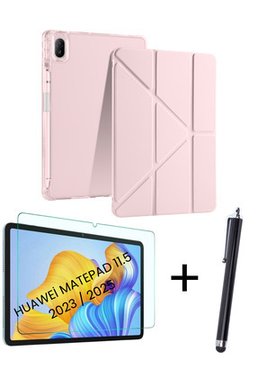 İncisoft Huawei Matepad 11.5 2025/2023 Uyumlu Kalem Bölmeli Tablet Kılıf + Ek...