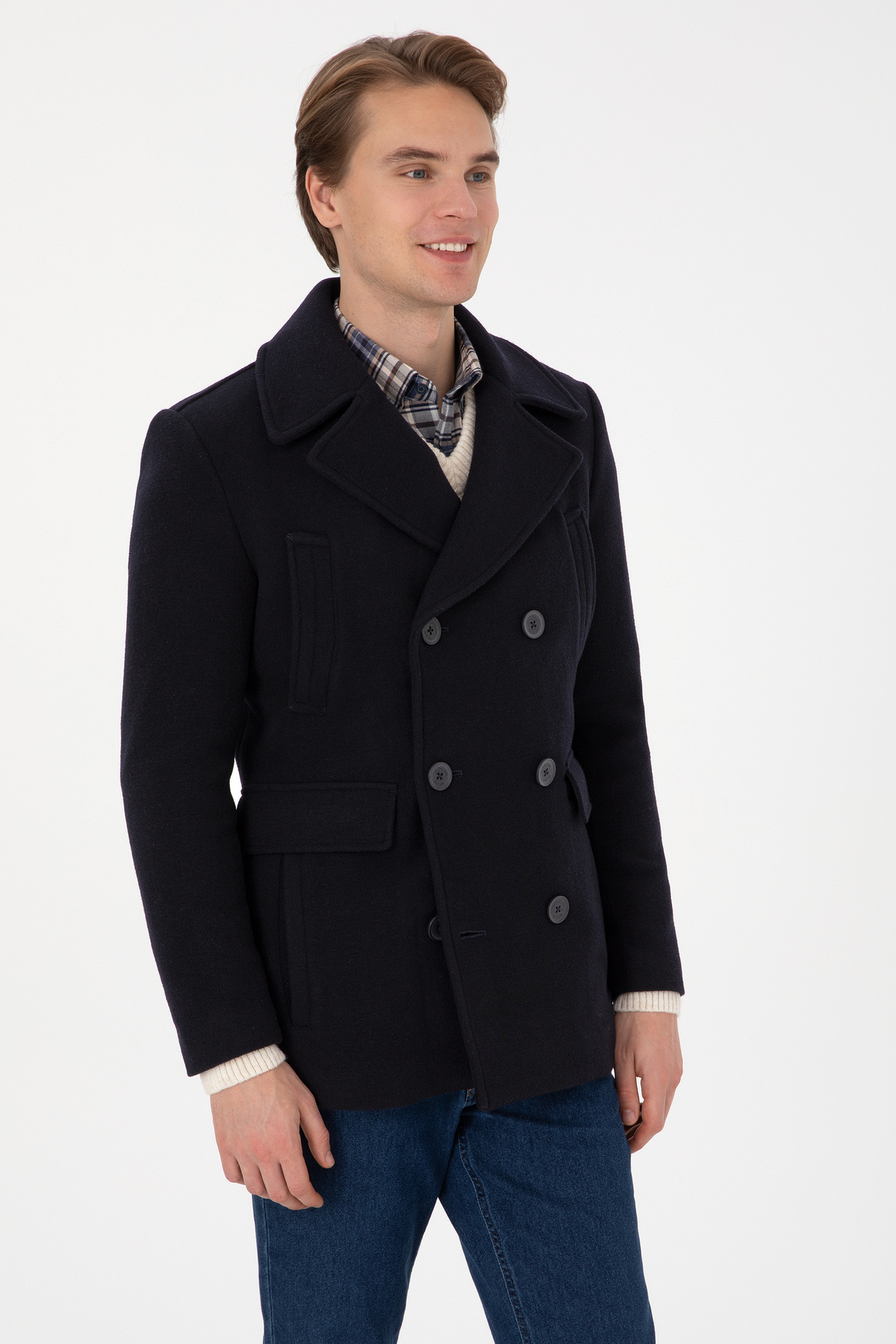 پالتو مردانه یقه ژاکت | یو اس پولو U.S. Polo Assn. 50310351 CN - تصویر 3