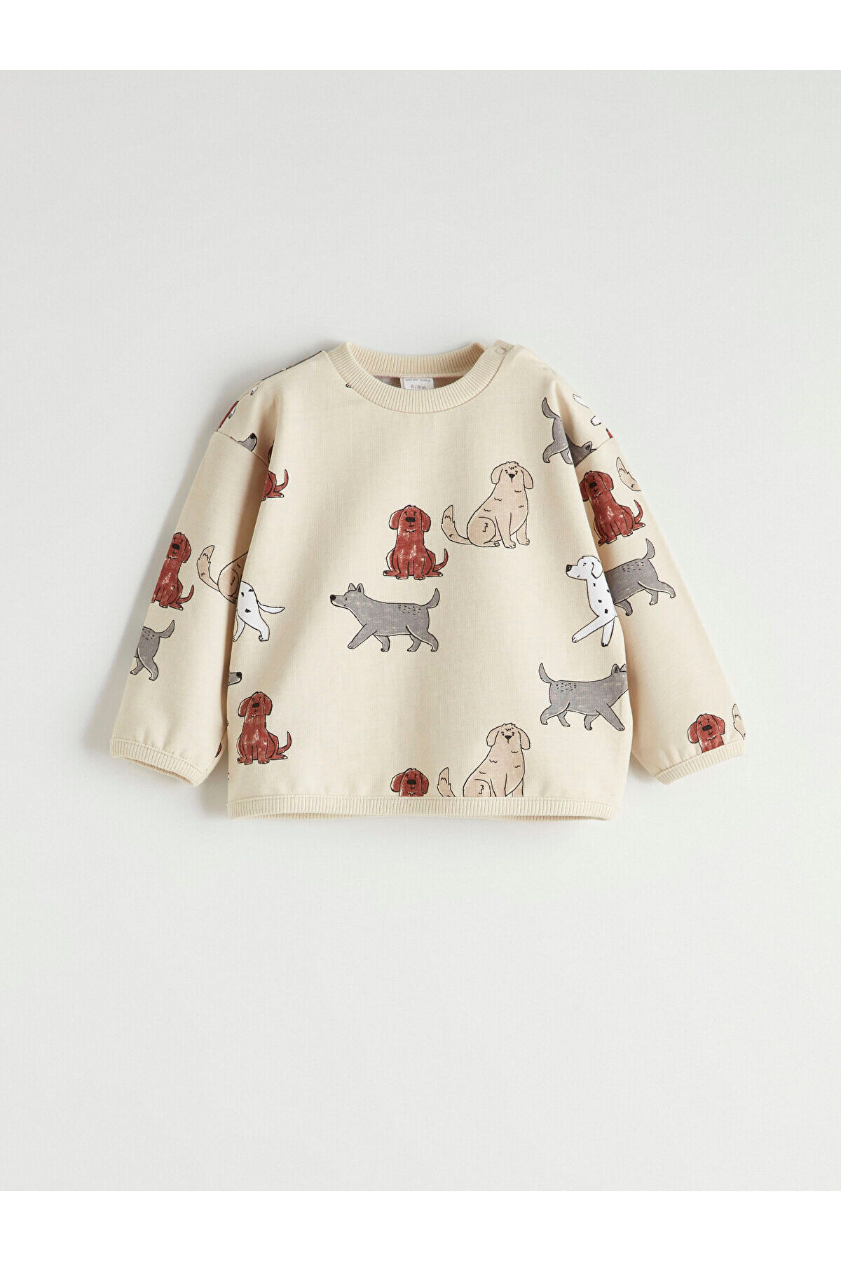 LC Waikiki Nevaa Collection Bej Baskılı Erkek Bebek Sweatshirt ve Eşofman Altı fotoğrafı 3 (önizleme)
