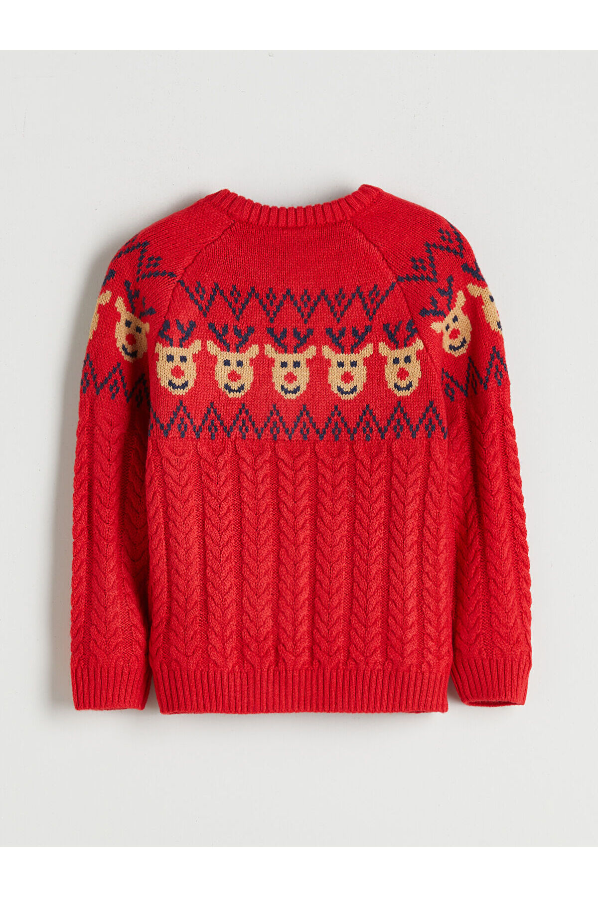 LC Waikiki Çelebi Store'dan Kaliteli Parçalar Yılbaşı Temalı Erkek Çocuk Triko Kazak fotoğrafı 3 (önizleme)