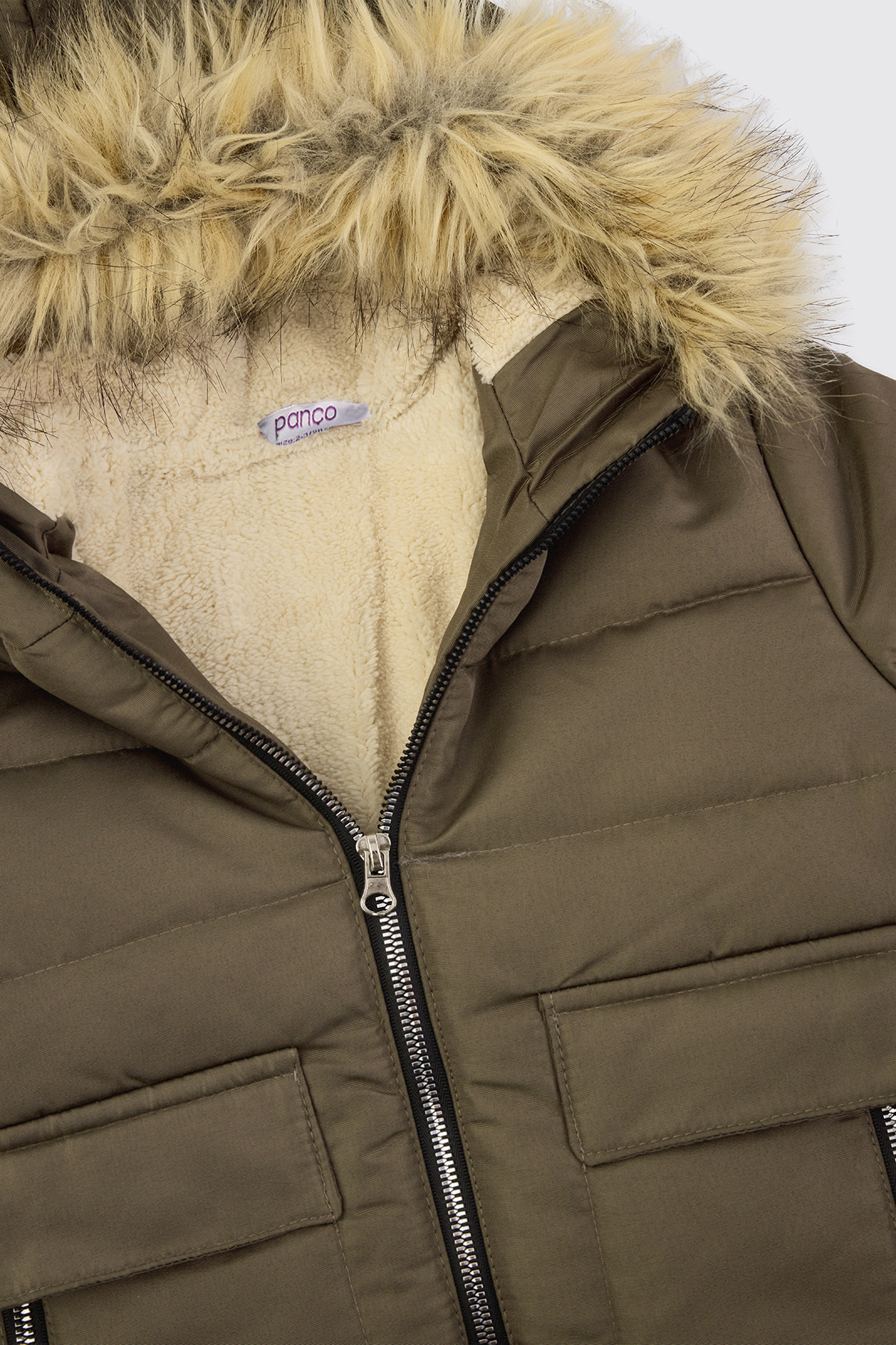 Panço Kız Bebek Vizon Mont fotoğrafı 3 (önizleme)