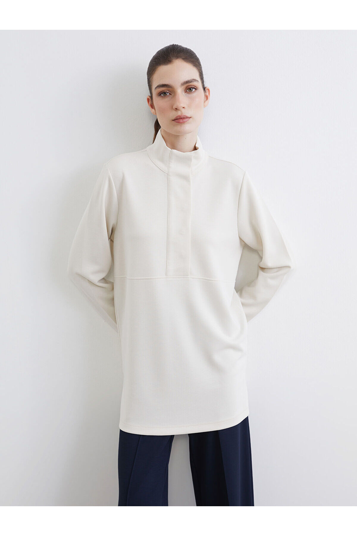 kagu IENA ビックマリンシャツ tww LC Waikiki NEVAVM Farkıyla LCW Modest Haki Kadın Oversize Fit