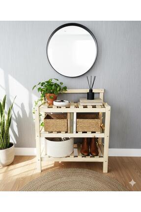 Marmara Raf Sistemleri Ahşap 3 raflı dolap